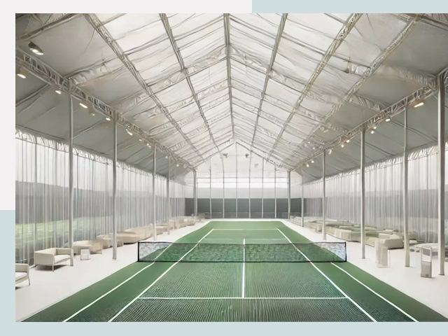 Строительство теннисных кортов в Каменске-Шахтинском