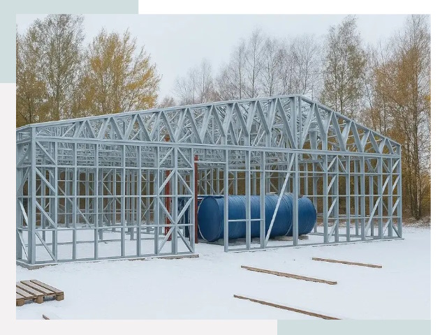 Металлические ангары в Каменске-Шахтинском