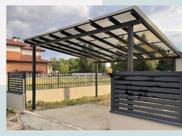 Металлические навесы в Каменск-Шахтинский от 618 руб. за м²