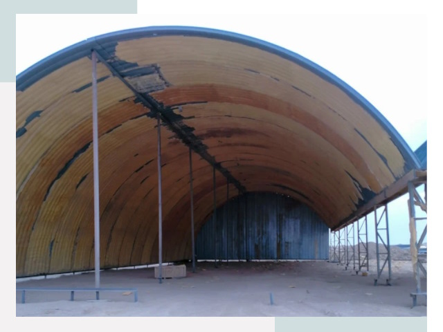 Реконструкция ангаров в Каменске-Шахтинском