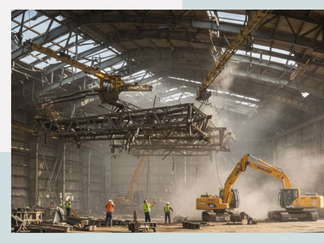 Демонтаж ангаров в Каменске-Шахтинском от 618 руб. за м²